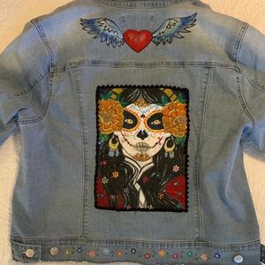 Hand Painted Jean Jacket